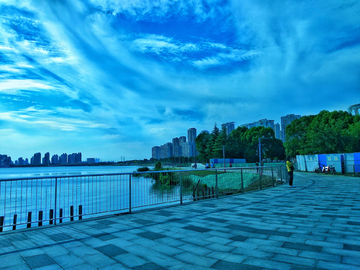 苏州金鸡湖风景