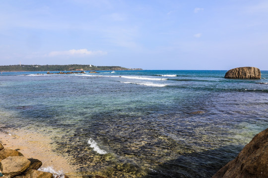 斯里兰卡加勒古堡海滩
