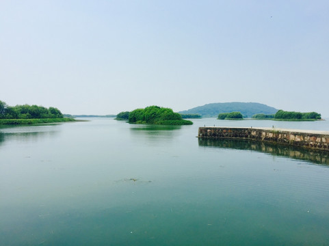 太湖三山岛风光