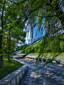 苏州圆融河畔风景