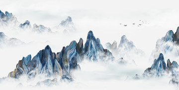 意境山水裝飾畫(huà)
