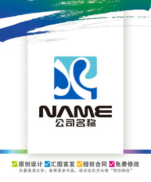 JR字母logo設(shè)計(jì)標(biāo)志設(shè)計(jì)