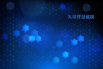 分子原子物理原理藍色背景圖片