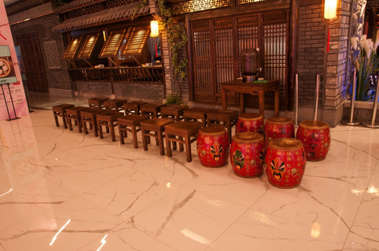 中式餐厅等位区