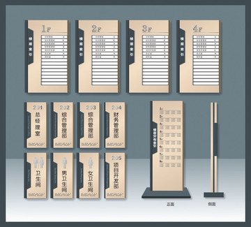 楼层导视牌