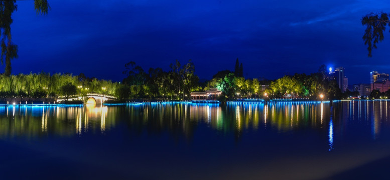 福州西湖夜景