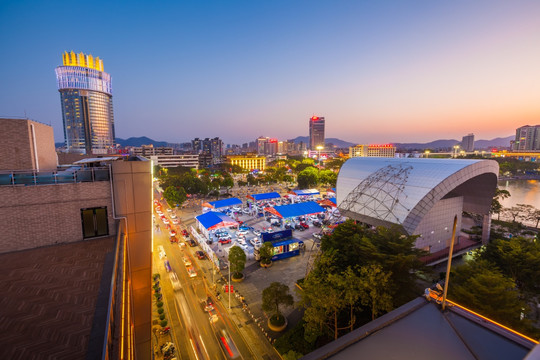 肇庆市夜景