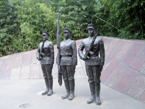 解放军战士雕像