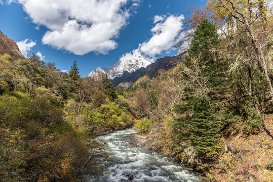 四川四姑娘山美景