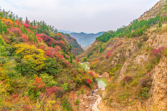 淄博潭溪山秋景