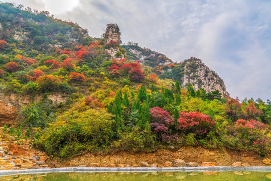 淄博潭溪山秋景