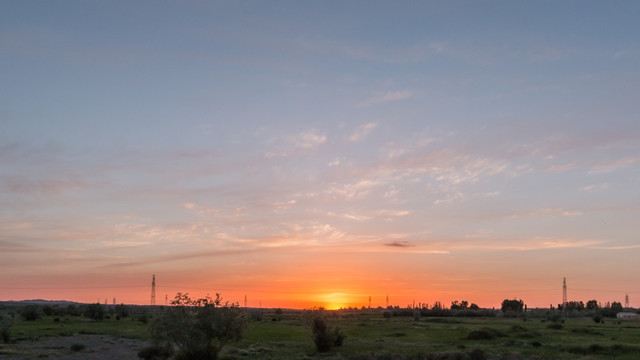 夕阳西下