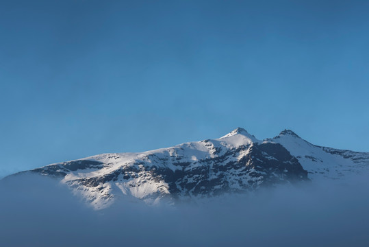 白马林错白马林措雪山