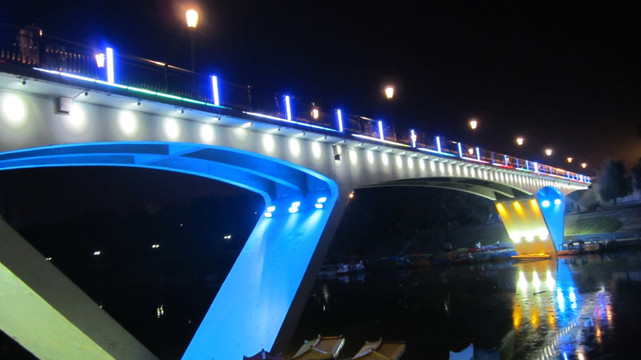 橋夜景