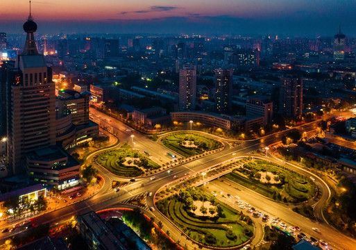 八一立交桥夜景