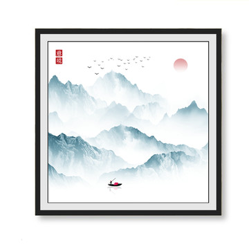 水墨山水画