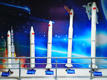 中国长征运载火箭模型