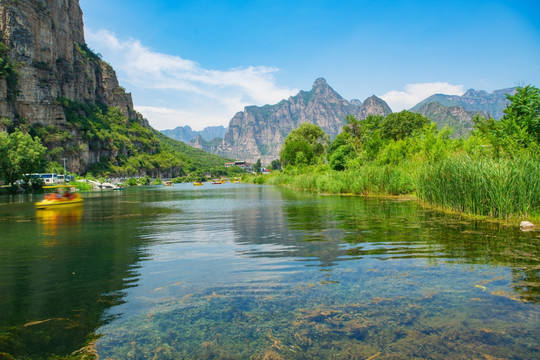 夏天北京十渡风光