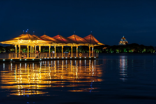 金鸡湖夜景