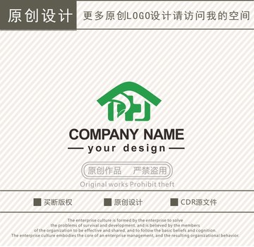 PJ字母社区卫生服务logo