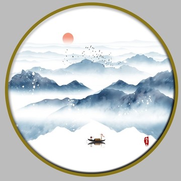 意境山水画