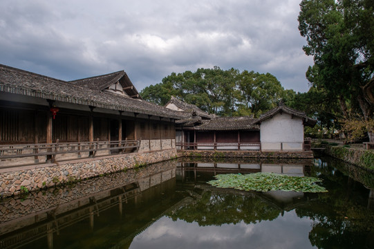 楠溪江苍坡村