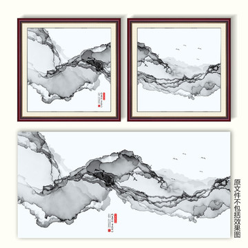 水墨藝術(shù)畫寫意裝飾畫