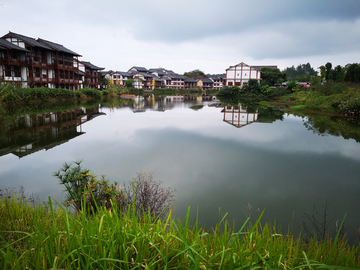 湖景古建