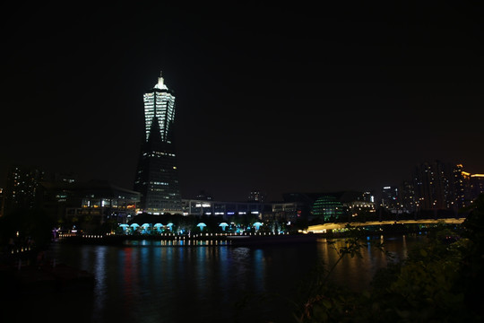 西湖文化广场夜景