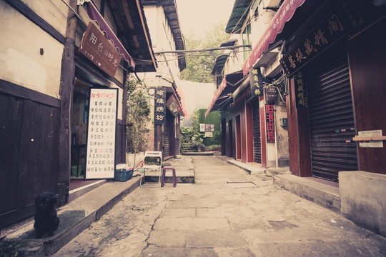 重庆古镇怀旧照片