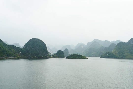 广西南宁上林大龙湖景区风光