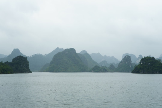 广西南宁上林大龙湖景区风光