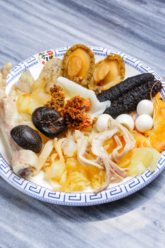 佛跳墙食材