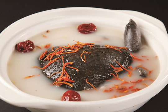 蟲(chóng)草花燉甲魚(yú)