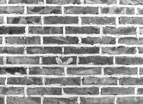 黑白艺术砖墙文化墙