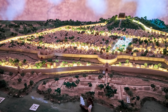 广州历史名城模型