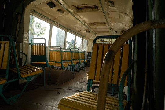 旧公交车座位