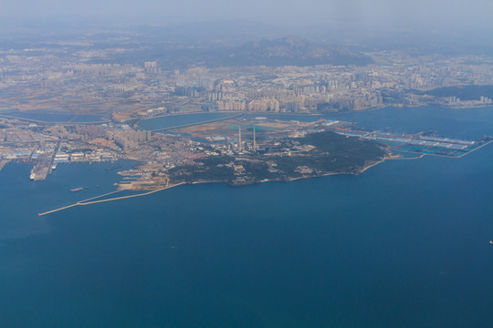 大连港风光航拍