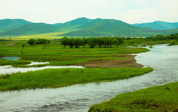 大兴安岭河流湿地