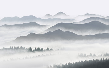 抽象山水畫