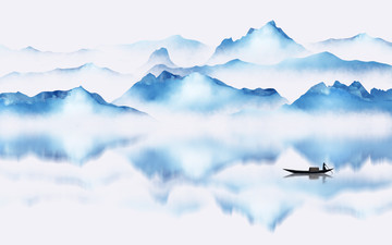 抽象水墨畫(huà)