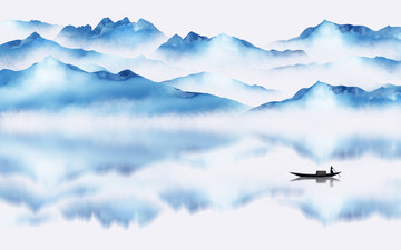 新中式山水畫