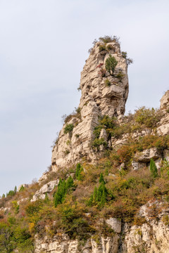 淄博潭溪山风景美女峰