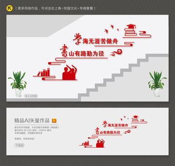 校園樓梯文化墻