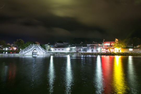 宏村夜景