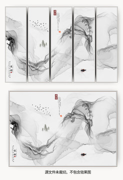意境禪意水墨畫