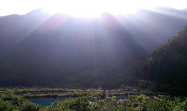 九寨沟晨曦