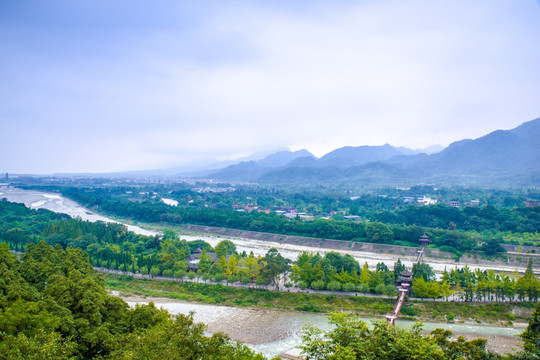 都江堰山水风光