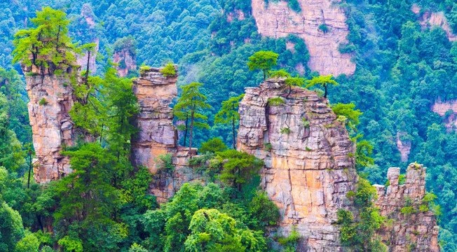 张家界高清全景图