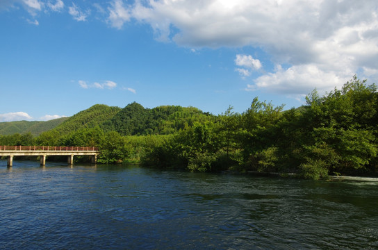 宁国青龙湖下游河道